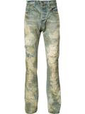 ripped slim-fit jeans