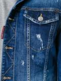 distressed jean jacket