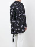 花卉印花派克大衣