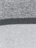 tonal crew neck jumper