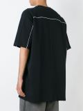 piped oversized T-shirt 