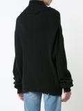 shredded trim jumper 