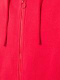 brushed diagonals zipped hoodie
