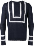 striped knitted sweater
