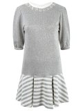 embelished knitted dress