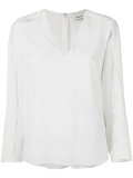 v-neck blouse