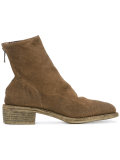 mid-calf zipped boots