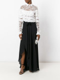 wrap maxi skirt 