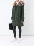 fur trimmed parka 