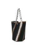 python embossed bucket bag