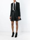 pleated A-line skirt