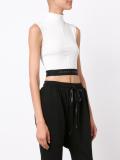 turtleneck cropped top