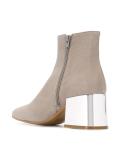 metallic heel boots 