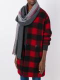 striped detailing scarf