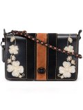 embroidered flower crossbody bag