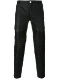 panelled biker trousers