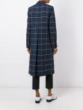 'Houndstooth Embroidered Back'大衣
