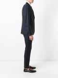 dot patterned suit