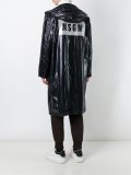 logo print raincoat