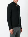 buttoned V-neck jumper