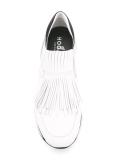 fringed sneakers 