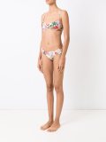 printed bandeau bikini set