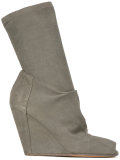 sock wedge booties
