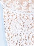 lace panel T-shirt