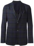 checked blazer