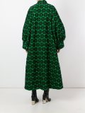 jacquard long coat