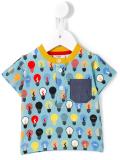 lightbulb print polo shirt