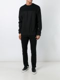 ribbed detailing sweatshirt