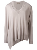 asymmetric hem sweater