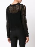 lace-up longsleeved sweater