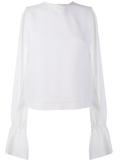 open shoulder blouse