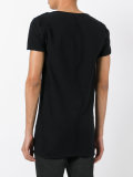 snagged round neck T-shirt 