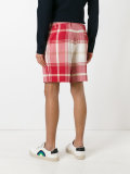 checked shorts
