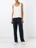pleated tailored trousers