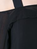 folded neck dress