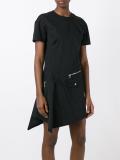 zip detail fitted dress