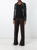 bias-cut palazzo pants