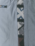 patterned trim shorts