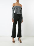 flared cropped jeans