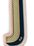 'J'皮革贴纸