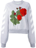 rose patch jumper
