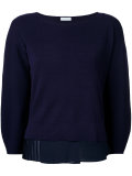 layered hem jumper