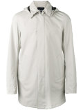 hooded raincoat