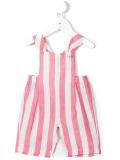 striped dungarees