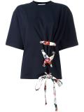 lace detail T-shirt 