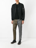 striped trousers